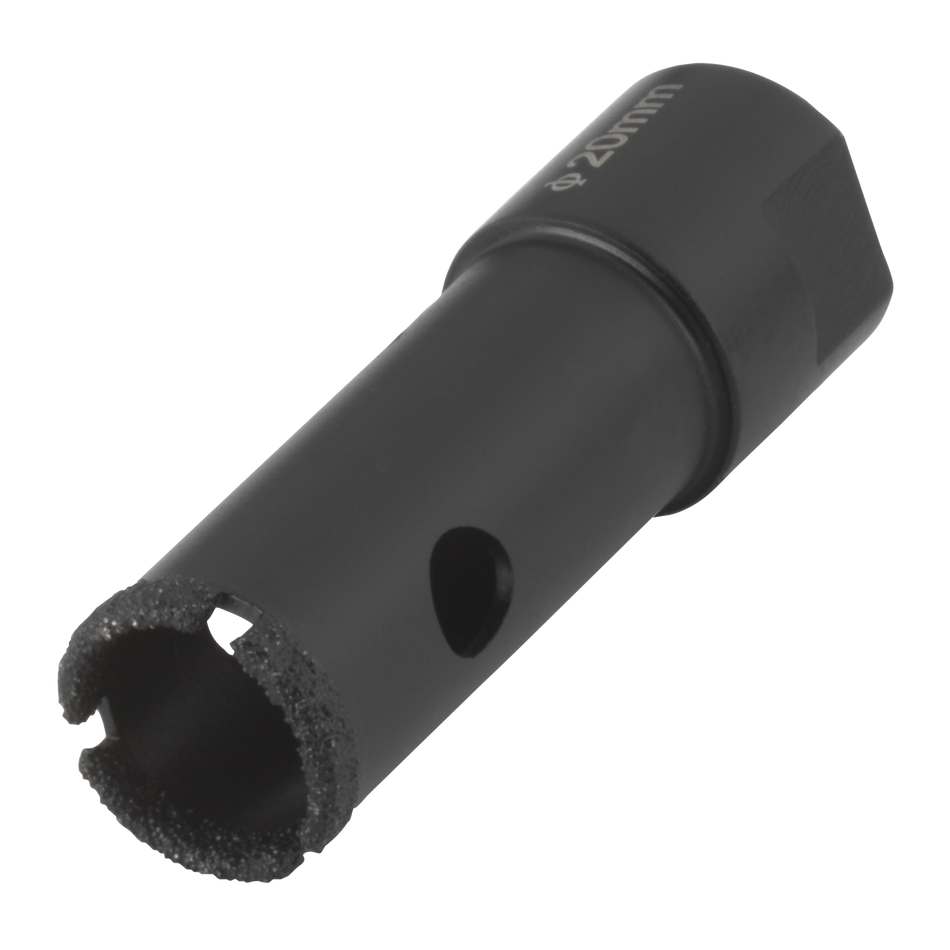 Ceramic” Diamond Coated Annular Bit, for Angle Grinders, Ø 20 mm