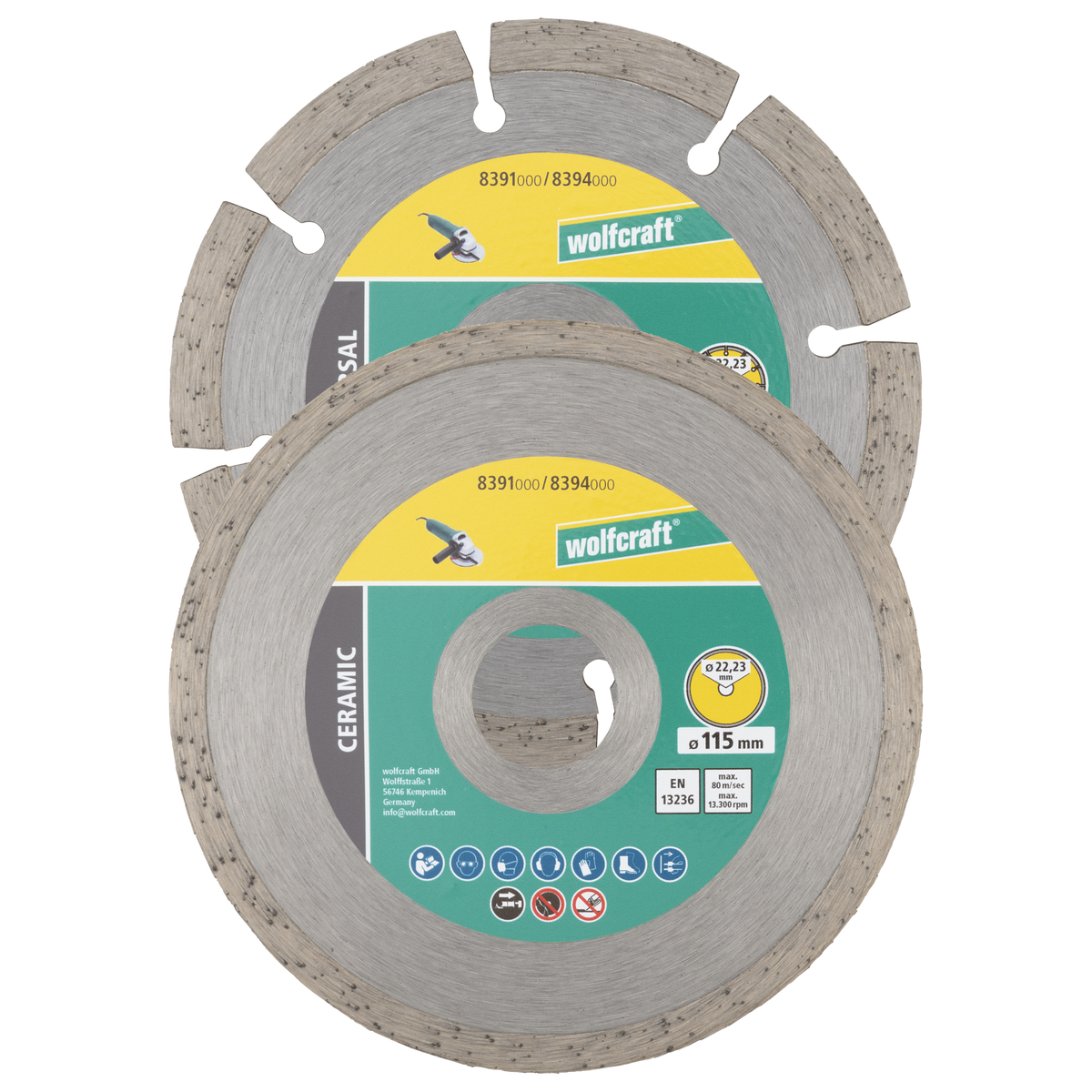 Diamond Cutting Disc CERAMIC, Ø 115 mm