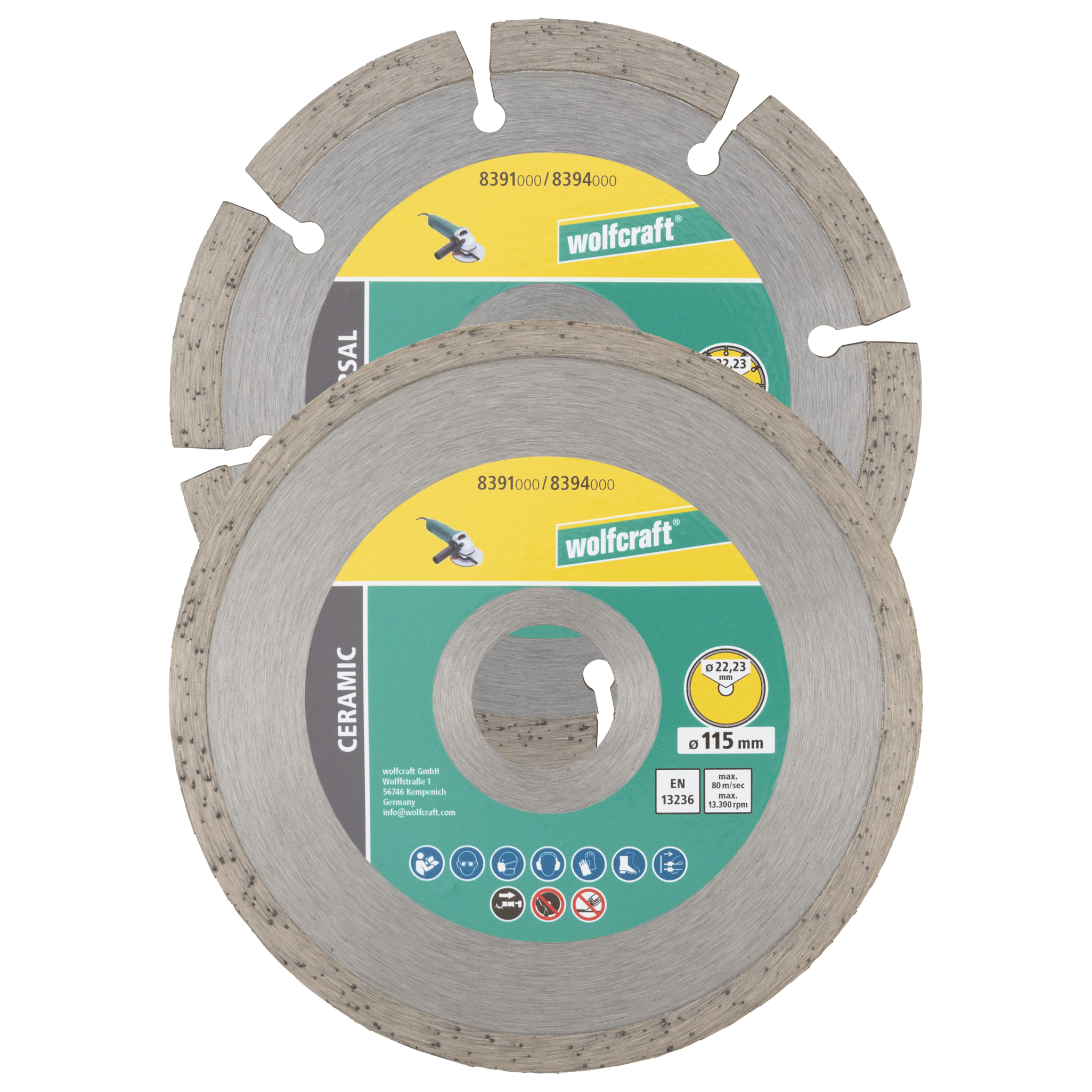 Diamond Cutting Disc CERAMIC, Ø 115 mm