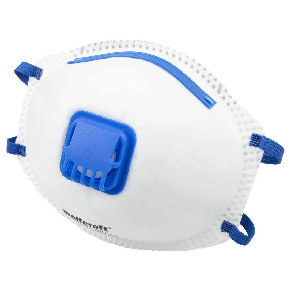 15 Cup-Shaped Valved Respirators FFP2