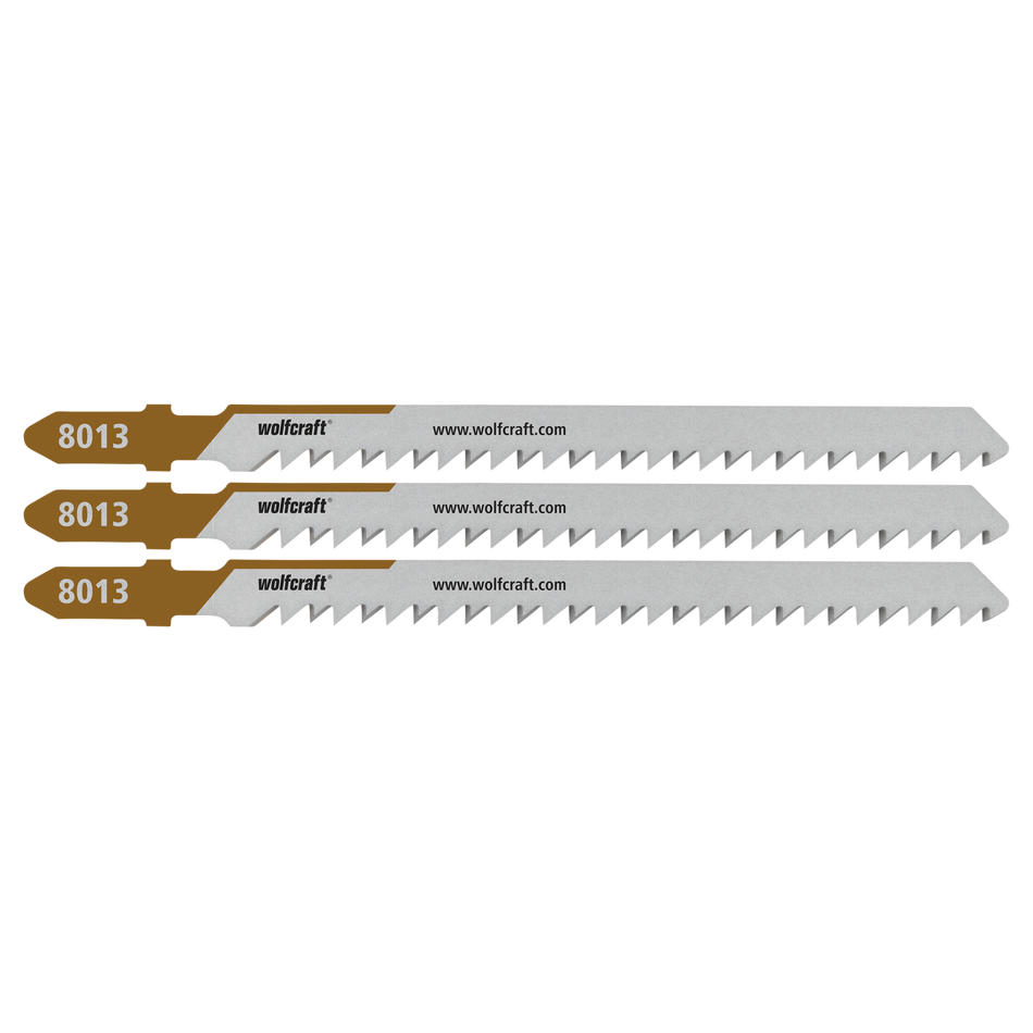 3 Jigsaw Blades, Softwood, Fine Cuts