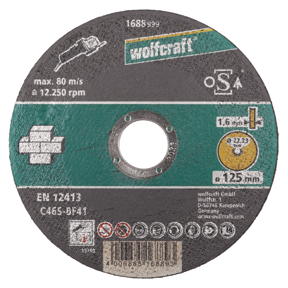 Cutting Disc for Stone, fine cutting, Ø 125 mm