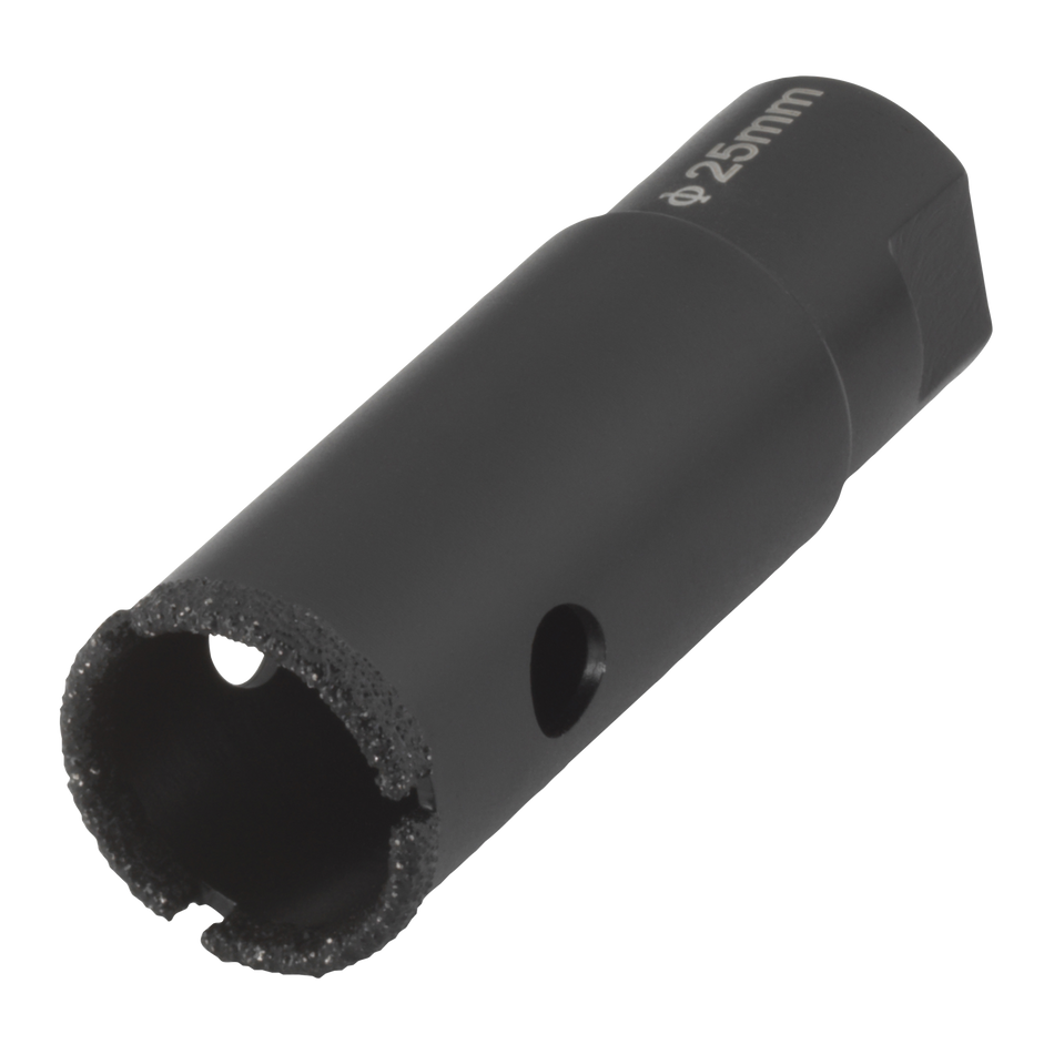 Ceramic” Diamond Coated Annular Bit, for Angle Grinders, Ø 25 mm