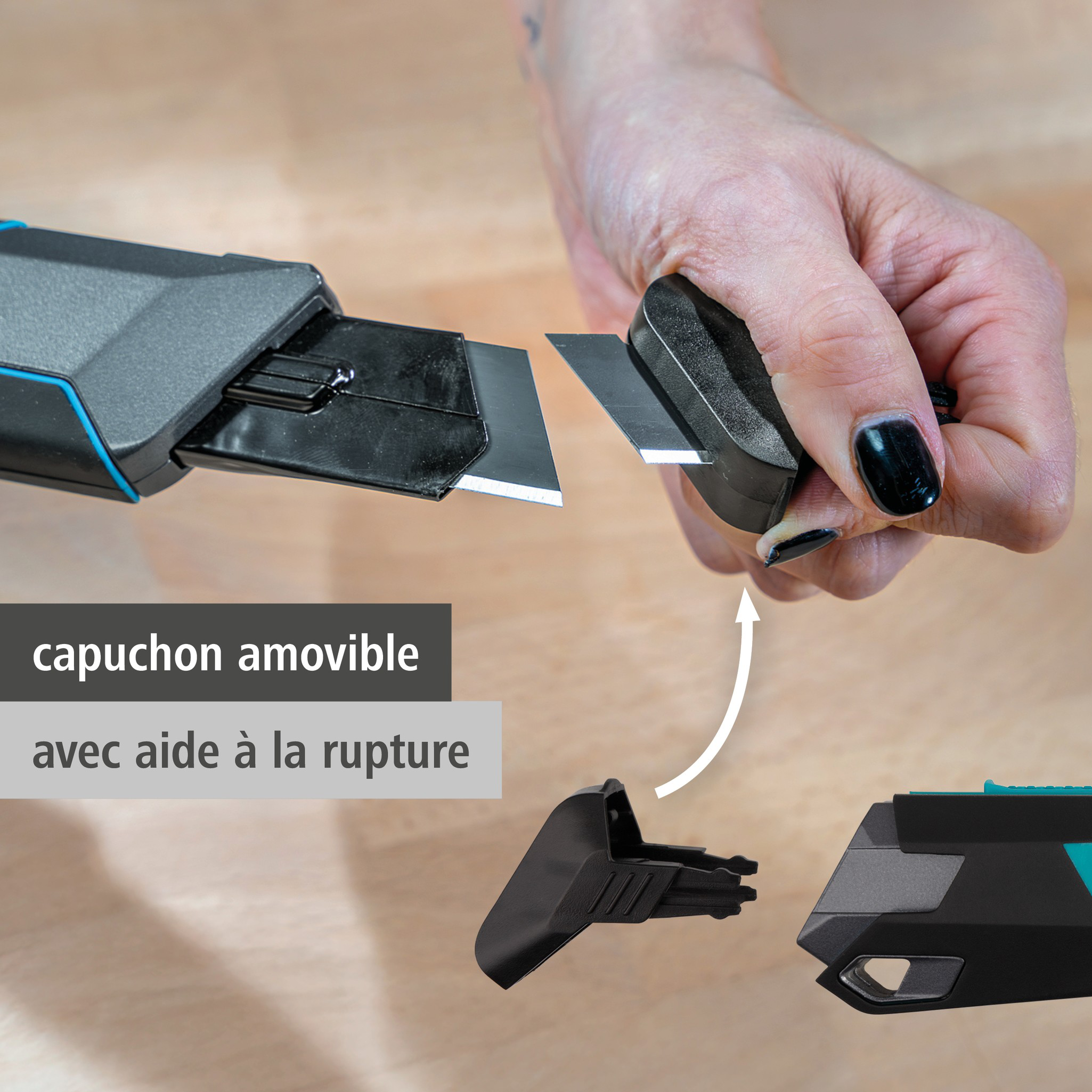 PRO SAFETY Snap-Off Blade Knife, 25 mm