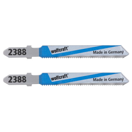 2 BIM Jigsaw Blades; T-shank; long-lasting; stainless steel, sheet steel, non-ferrous metal