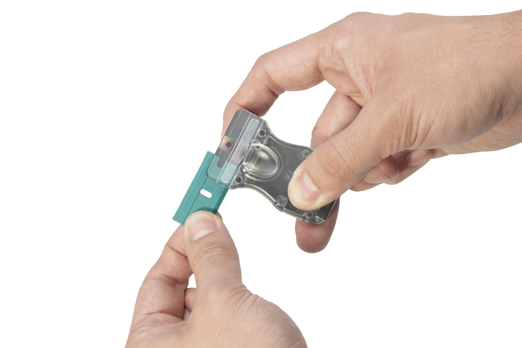 Scraper with Plastic Blades
