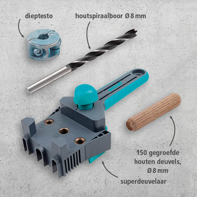 Project Set for Making Dowel Joints (nl)