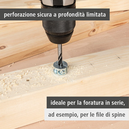 Universal Depth Stop Set, 3 Pcs. (it)