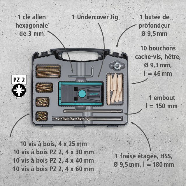 Undercover Jig Set PZ, 55 pcs. (fr)