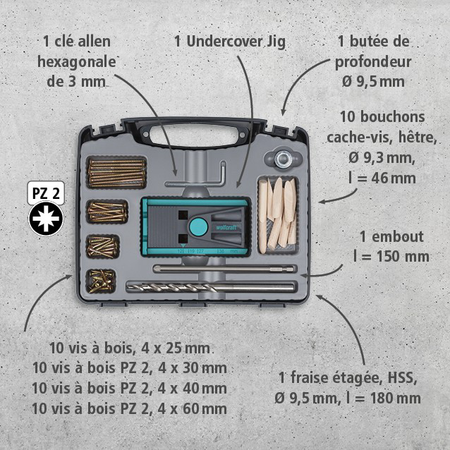 Undercover Jig Set PZ, 55 pcs. (fr)
