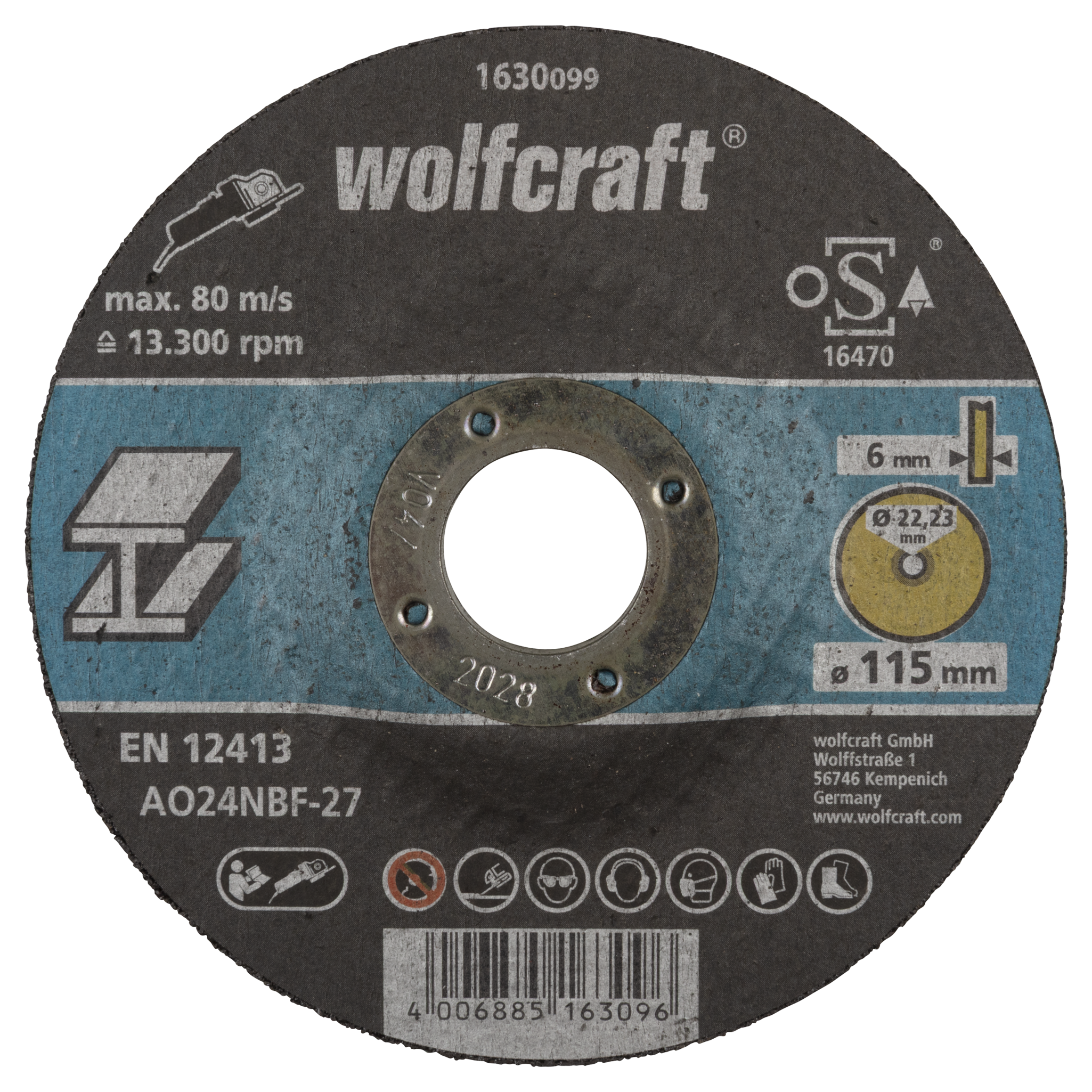 Roughing Disc for Metal, Ø 115 mm