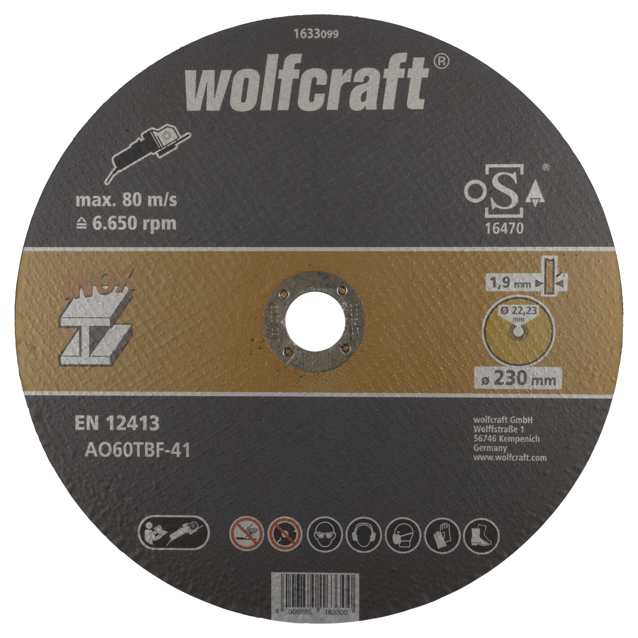 Cutting Discs for Stainless Steel, extra thin, Ø 230 mm