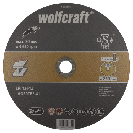 Cutting Discs for Stainless Steel, extra thin, Ø 230 mm