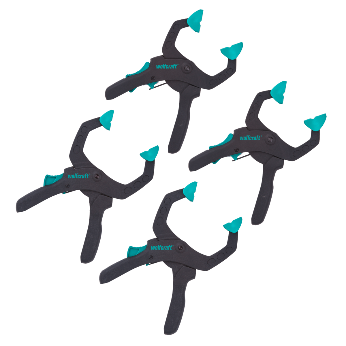 Ratchet Clamp Set for Hobby And Trade Use, 4 Pcs. - Image 1