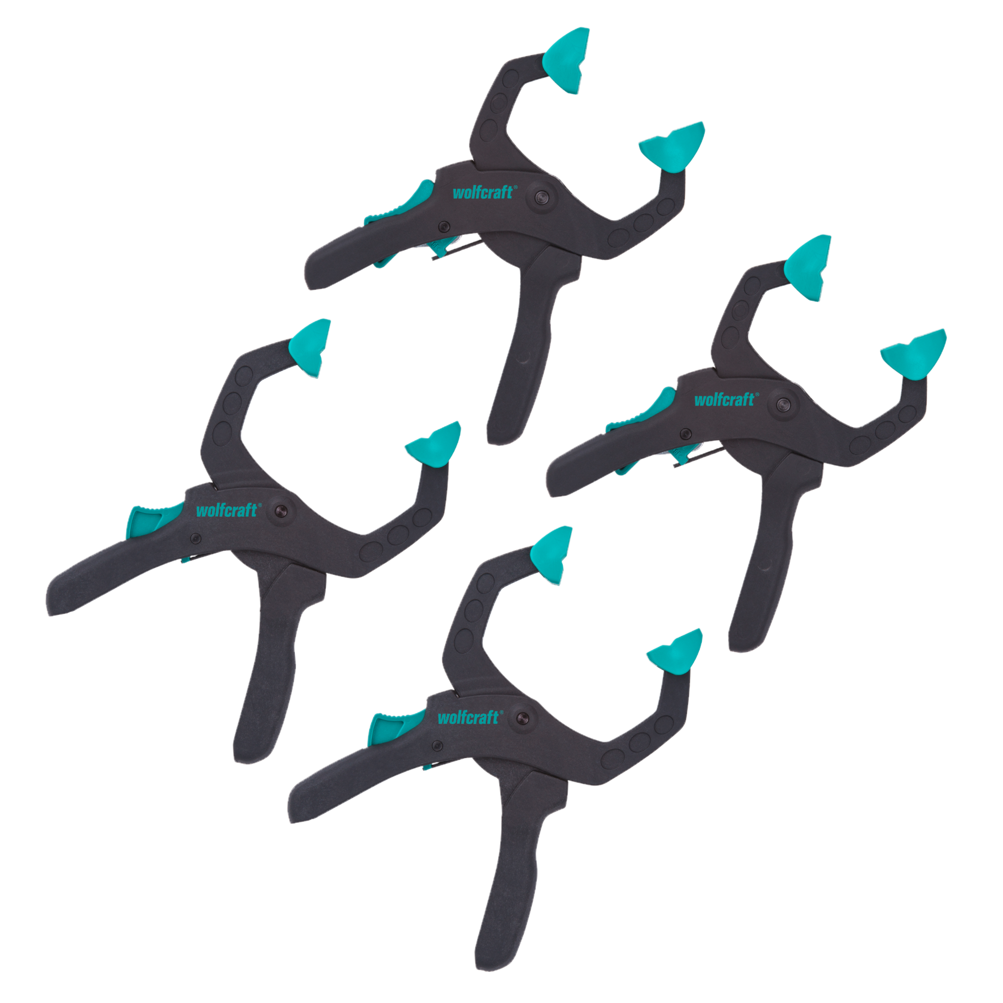 Ratchet Clamp Set for Hobby And Trade Use, 4 Pcs. - Image 1