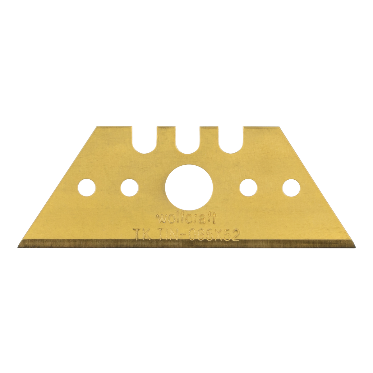 5 Professional Trapezium Blades TiN-Coated 0.65 x 52 mm