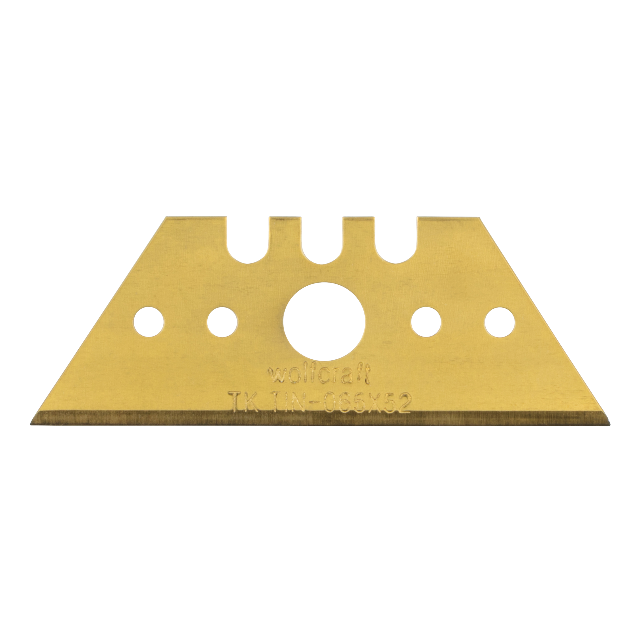 5 Professional Trapezium Blades TiN-Coated 0.65 x 52 mm