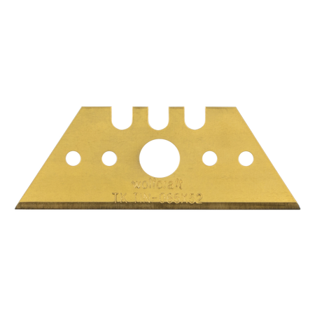 5 Professional Trapezium Blades TiN-Coated 0.65 x 52 mm