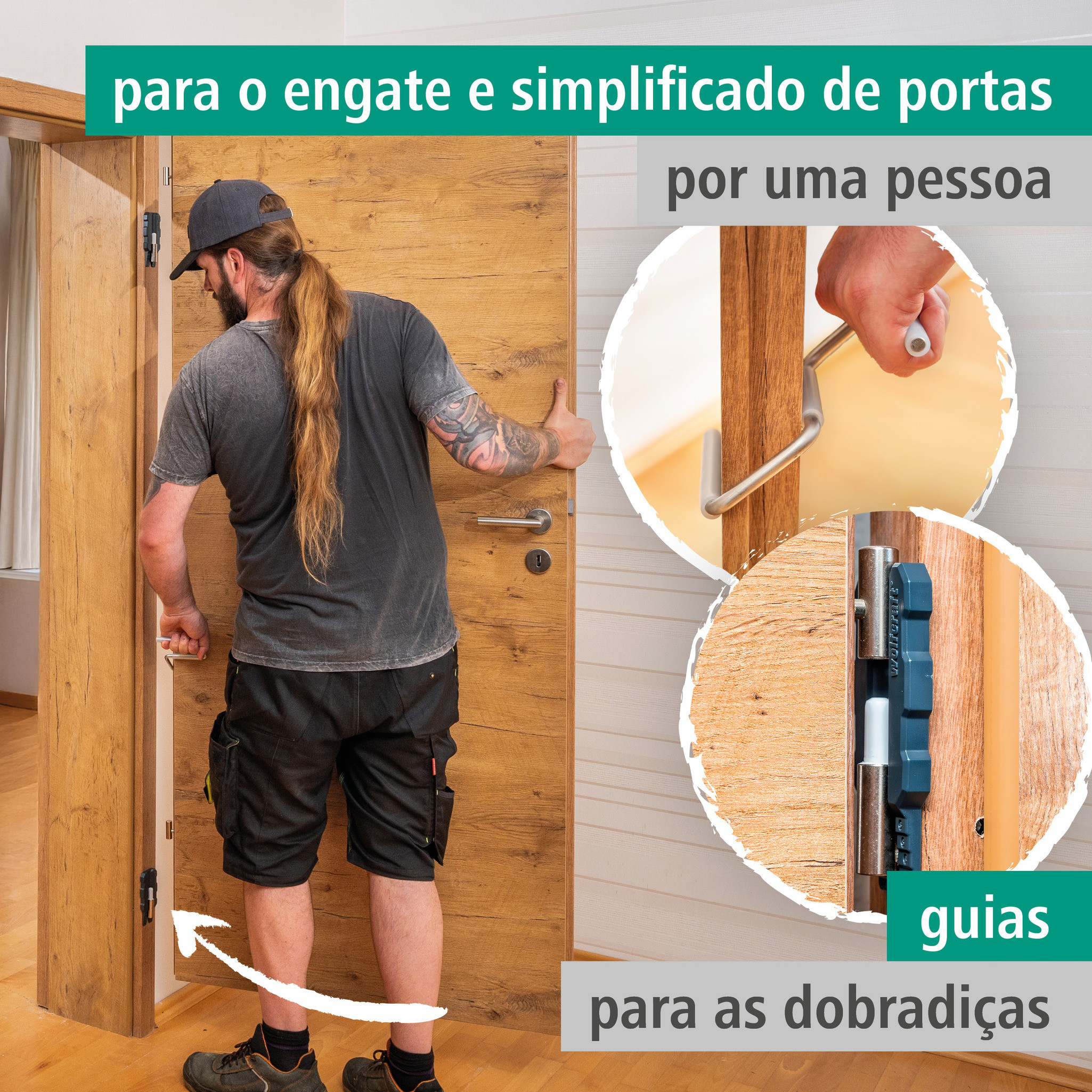Door Installation Set, 3 Pcs. (pt)