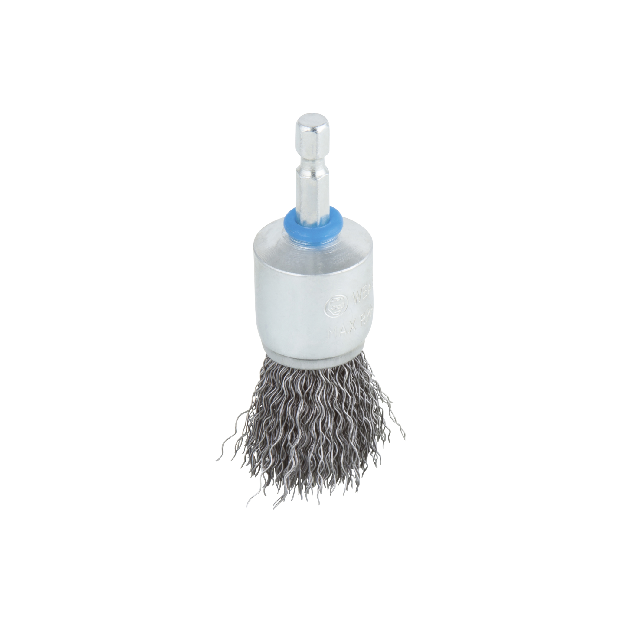Steel Wire End Brush, Ø 25 mm, Hexagon Shank