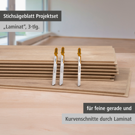 Jigsaw Blade Project Set for Laminate, 3 Pcs. (de)