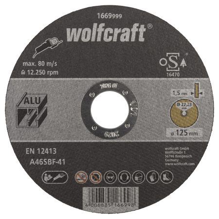 Cutting Disc for Aluminium, extra thin, Ø 125 mm