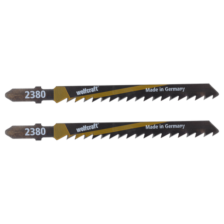 2 HCS Jigsaw Blades, T-shank, wood, fast rough cut