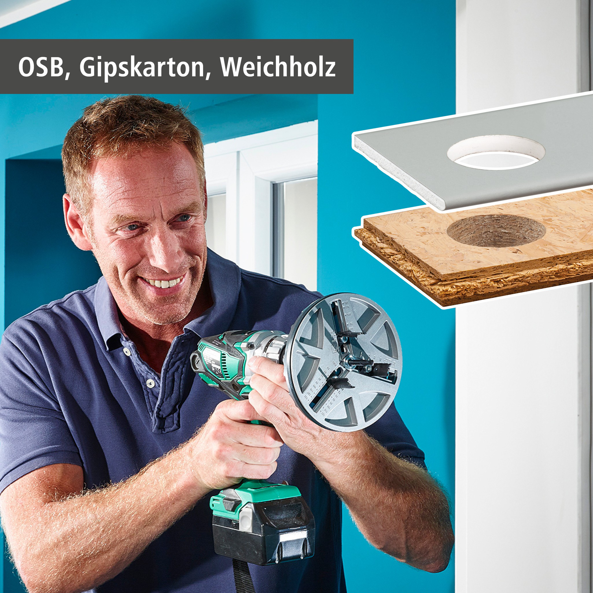 Adjustable Hole Saw, Ø 45–130 mm