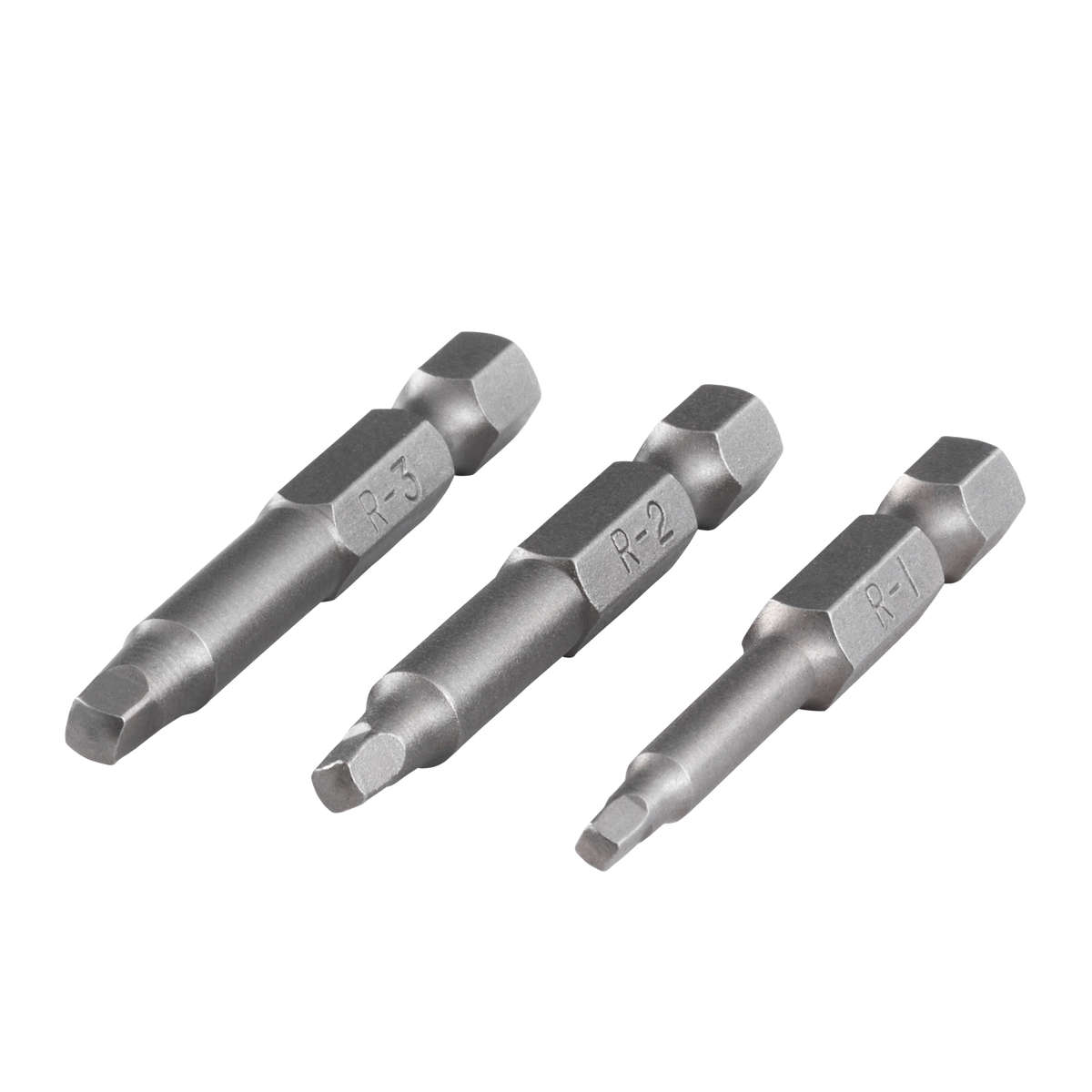 Solid safety screwdriver blade set, 3 pcs.