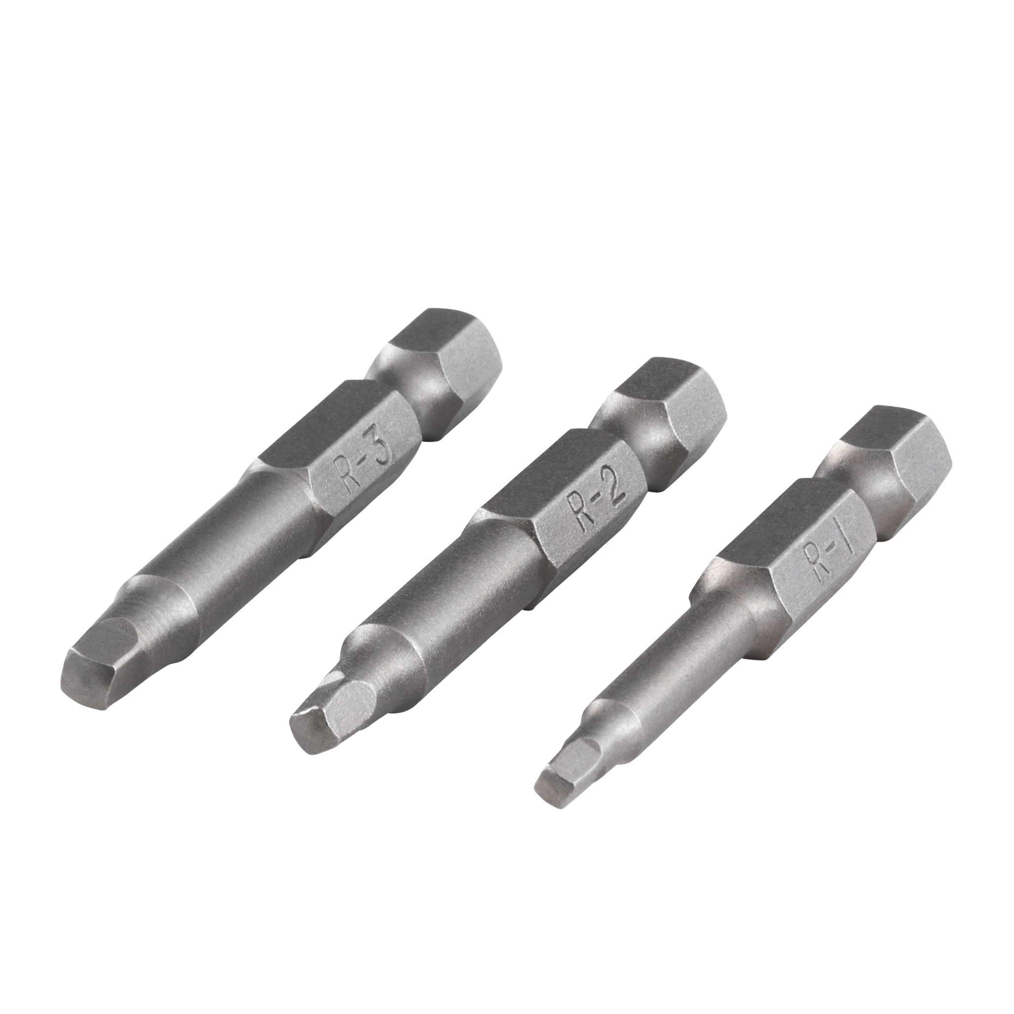 Solid safety screwdriver blade set, 3 pcs.