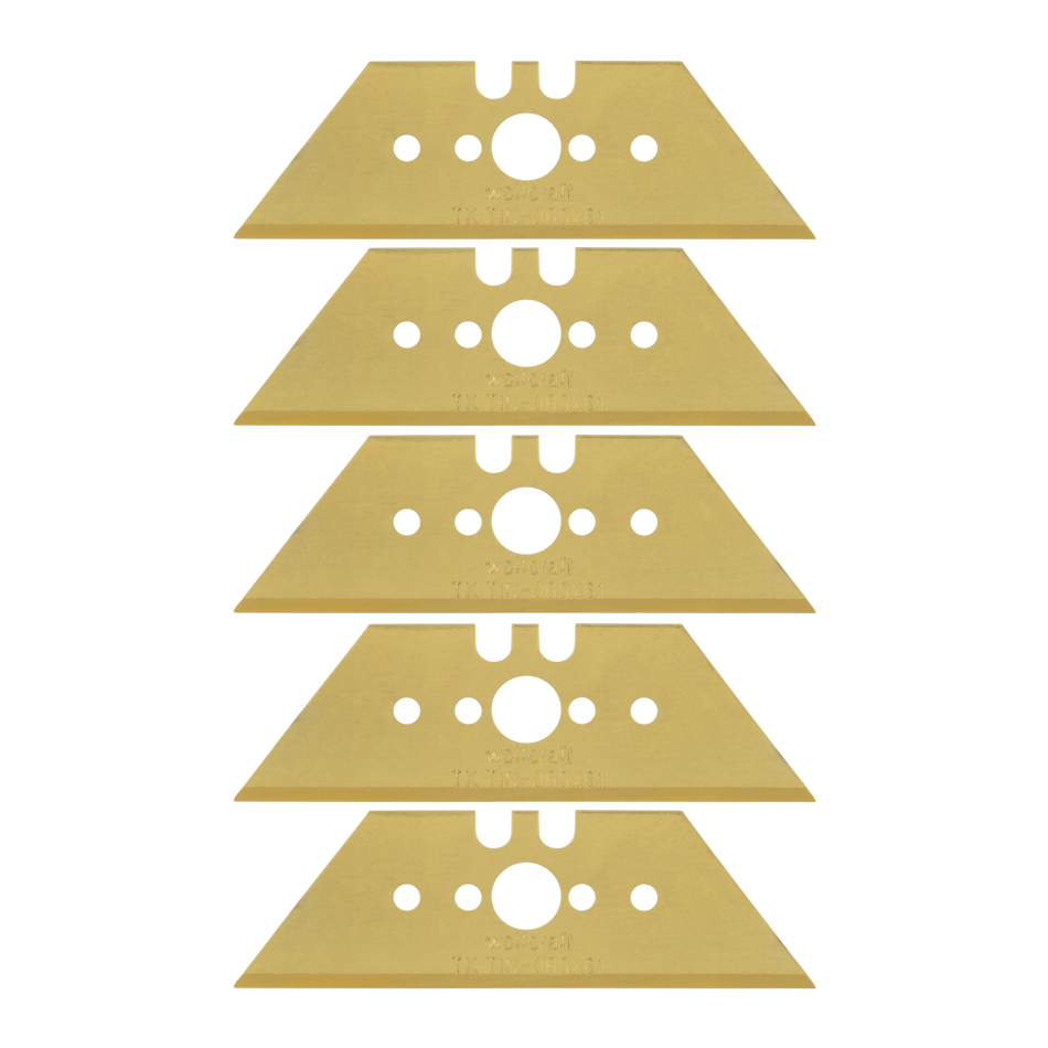 Professional Trapezium Blades, TiN Coated, 0.65 x 61 mm - Image 1