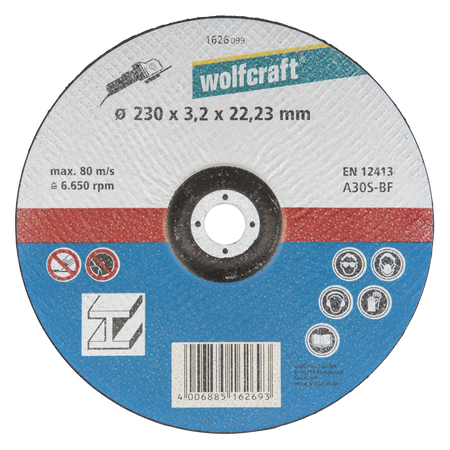 Cutting Disc for Metal, depressed centre, Ø 230 mm