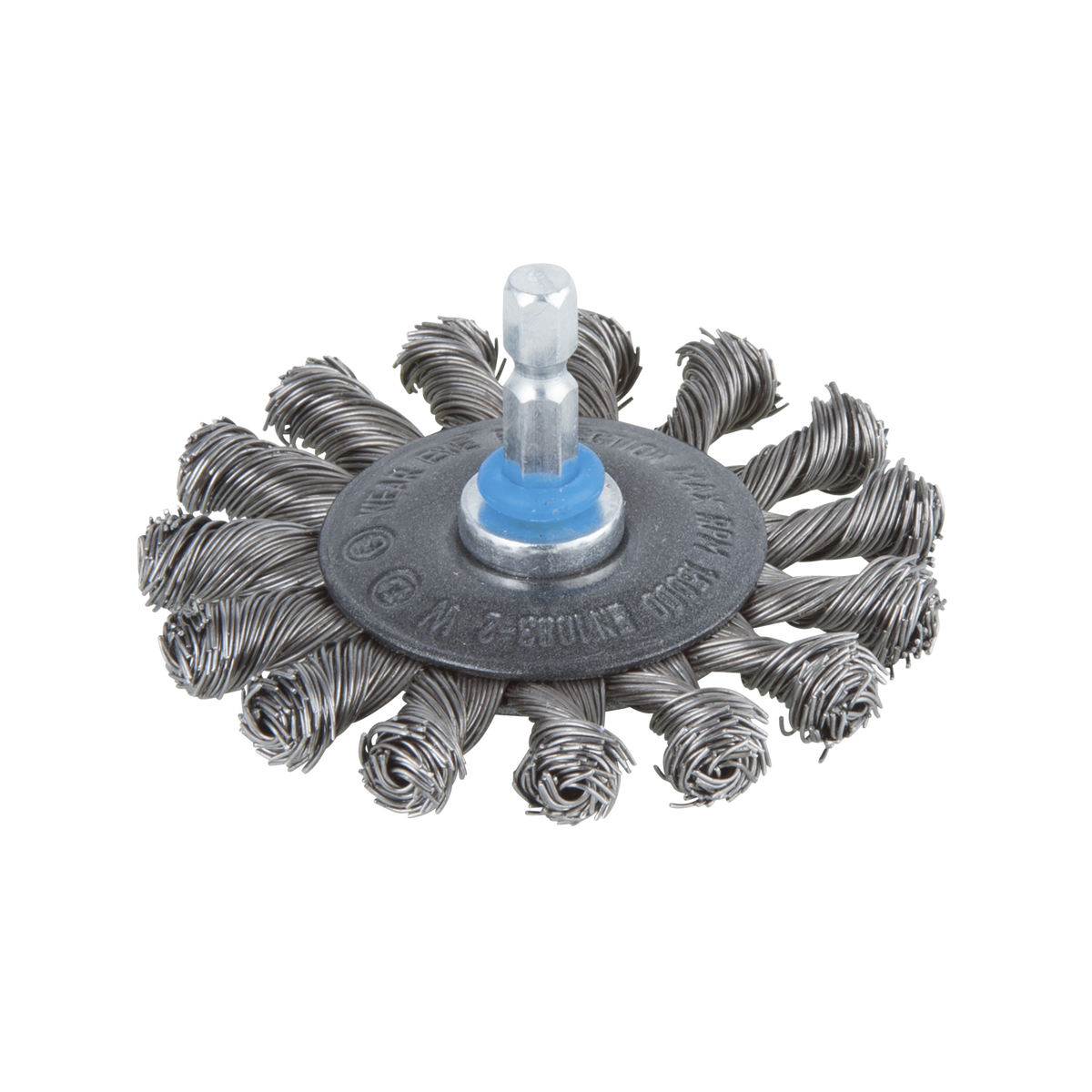 Steel Wire Wheel Brush, Ø 75 mm, twisted