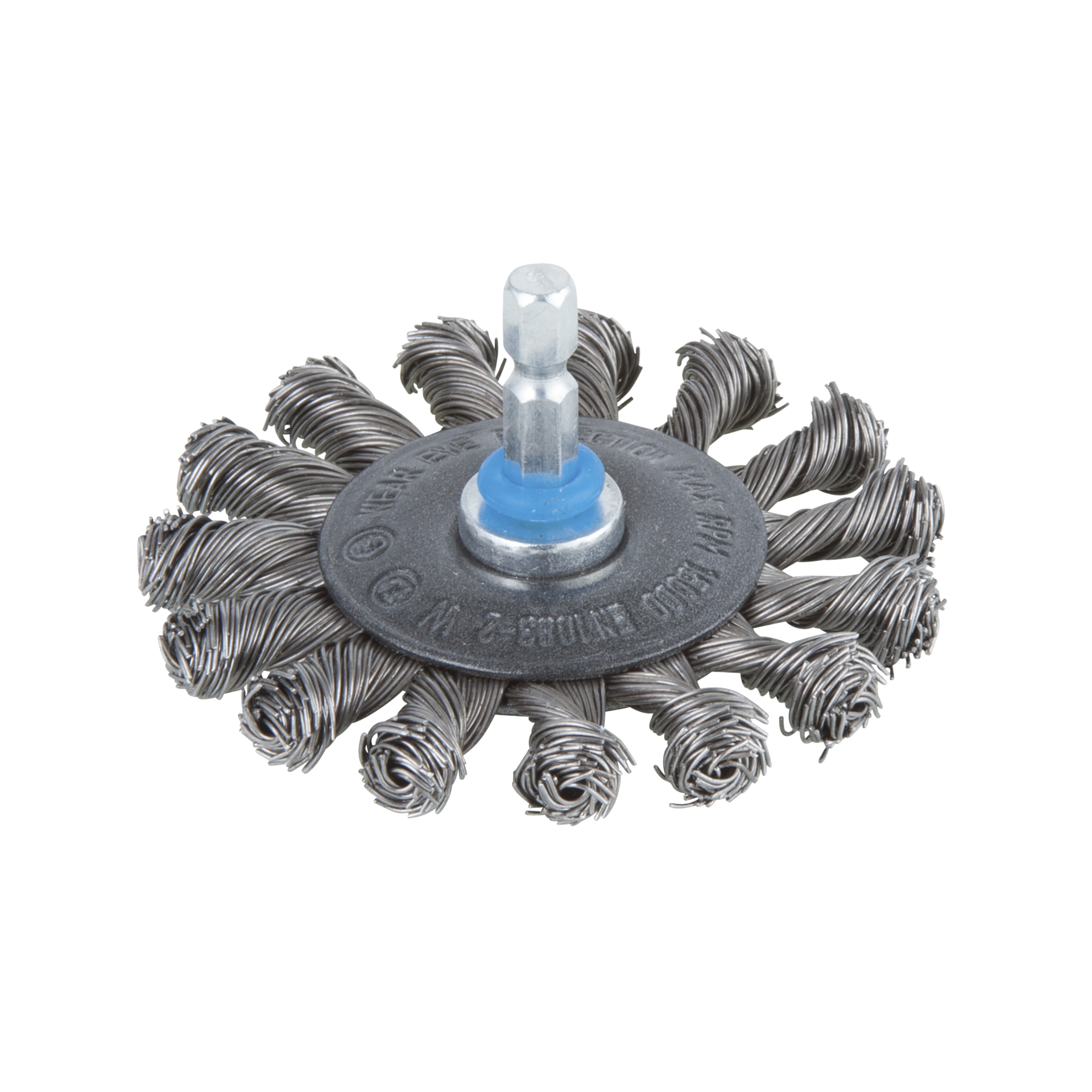 Steel Wire Wheel Brush, Ø 75 mm, twisted