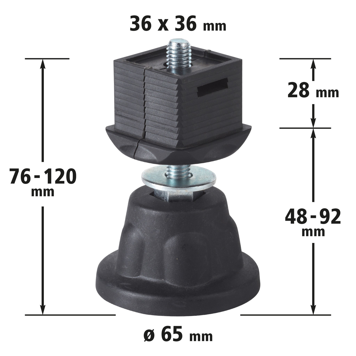 Foot, Height-Adjustable