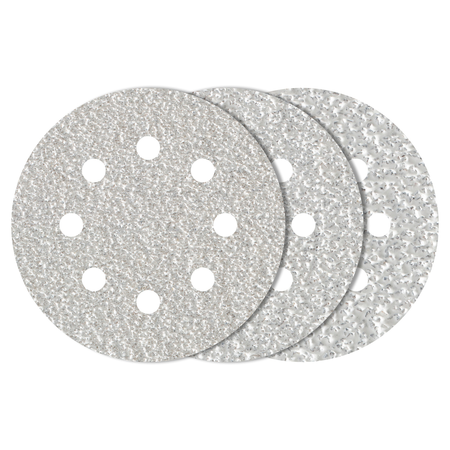 Easy-Fix Sanding Disc Set for Paint/Varnish, Ø 125 mm, grain 40–120, 25 Pcs.