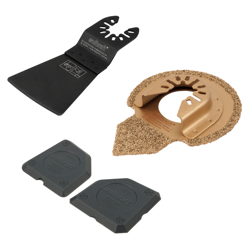 Multi Tool Set for Tile Repairs, 4 Pcs.