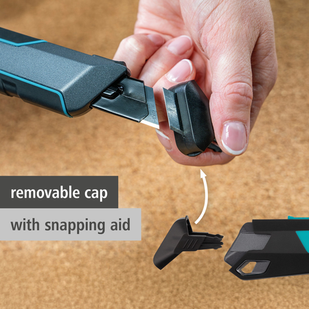 Snap-Off Blade Knife PRO SAFETY, 18 mm (en)