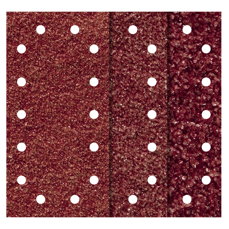 Easy-Fix Sanding Sheet Set for Wood/Metal, 115 x 230 mm, grain 40–120