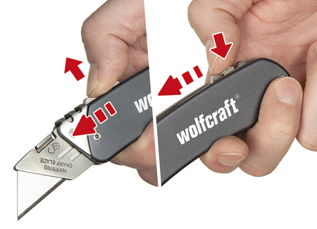 Leisure Knife with Retractable Trapezium Blade - Image 2