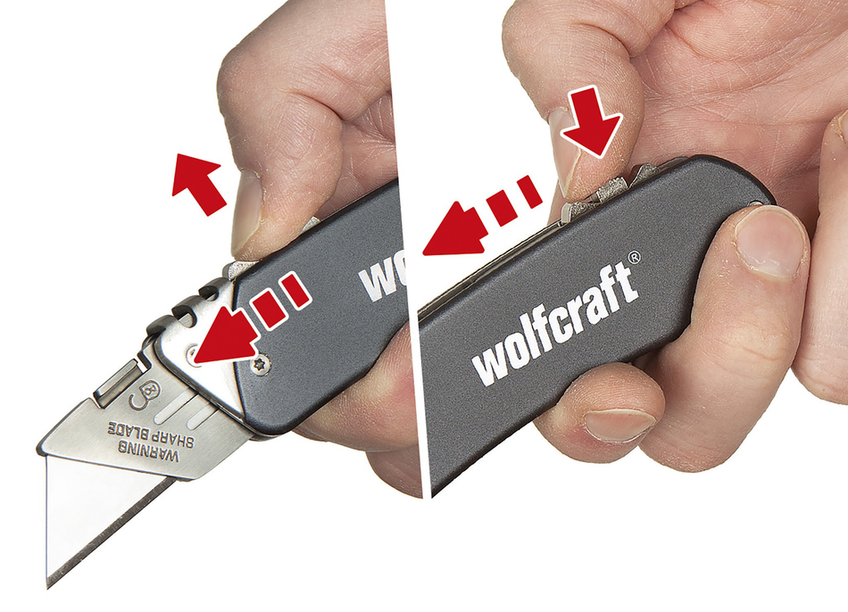 Leisure Knife with Retractable Trapezium Blade - Image 2