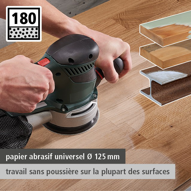 Multi-Hole Sanding Discs for Eccentric Sanders, Ø 125 mm