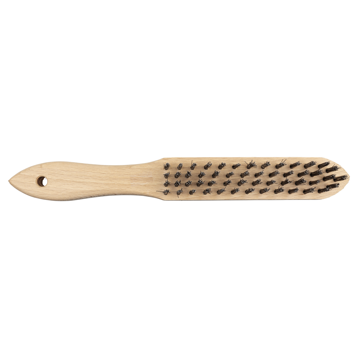 Steel Wire Hand Brush, Wooden Version