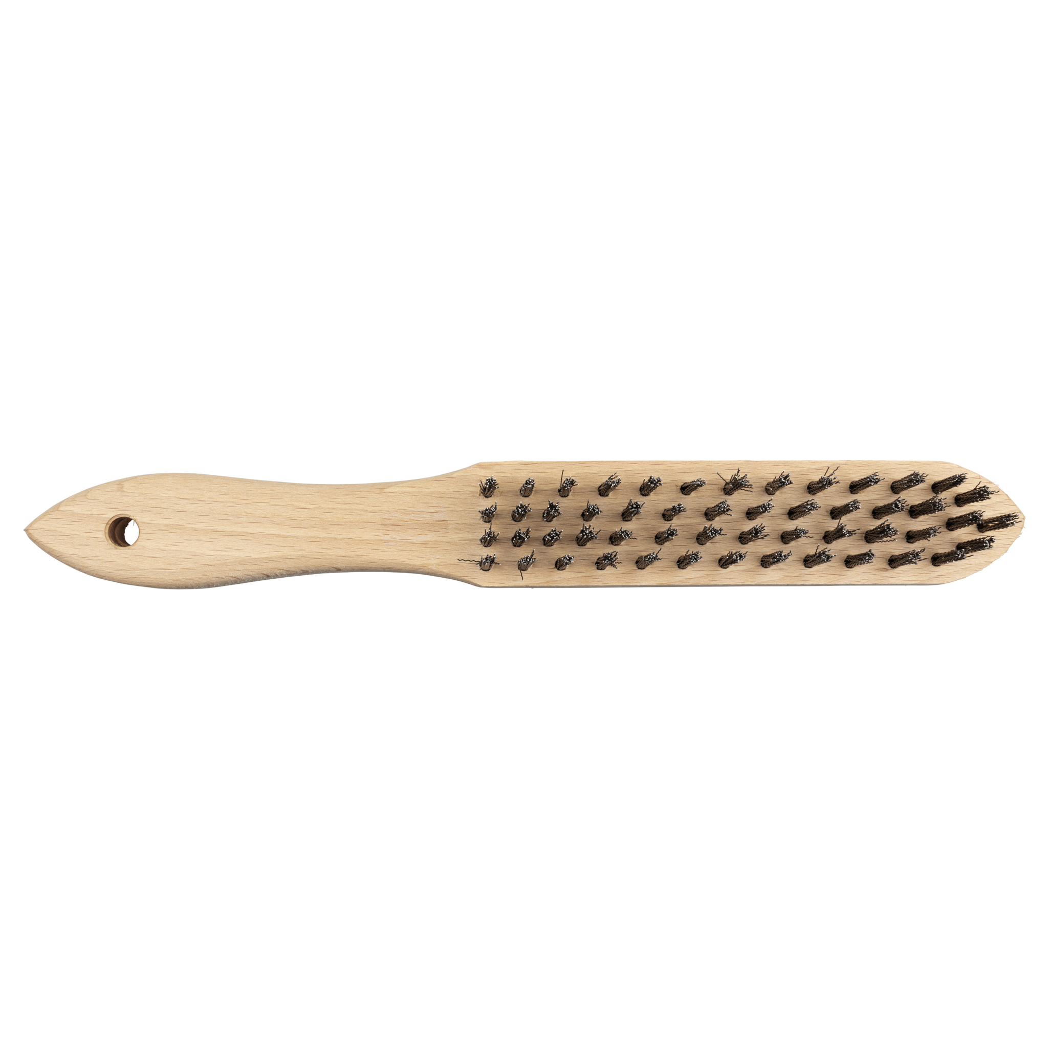 Steel Wire Hand Brush, Wooden Version