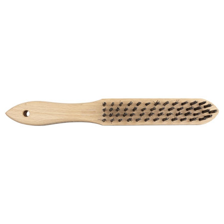 Steel Wire Hand Brush, Wooden Version
