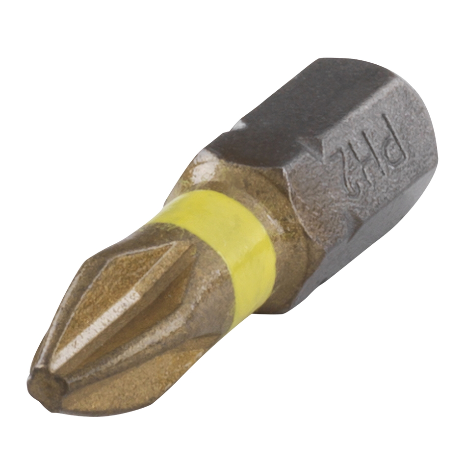 2 Torsion TiN Bits, Crosshead (PH 2)