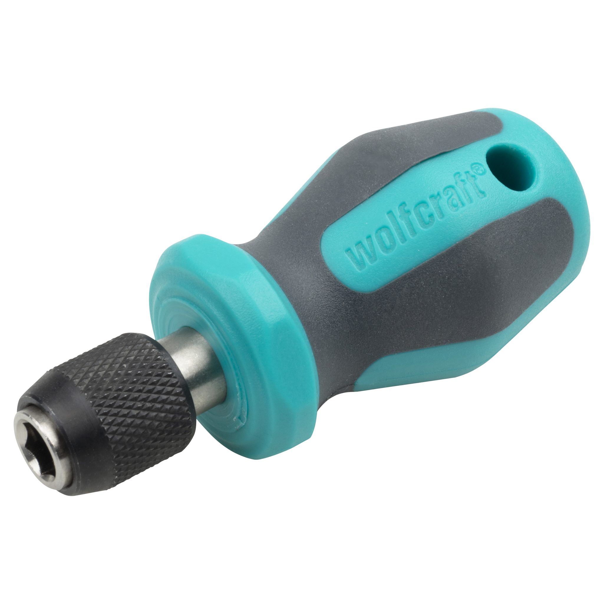 Hand Screwdriver With Bit Socket, Short - Image 1