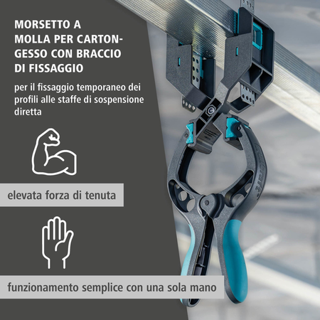 Drywall Spring Clamp with Clamping Arm (it)