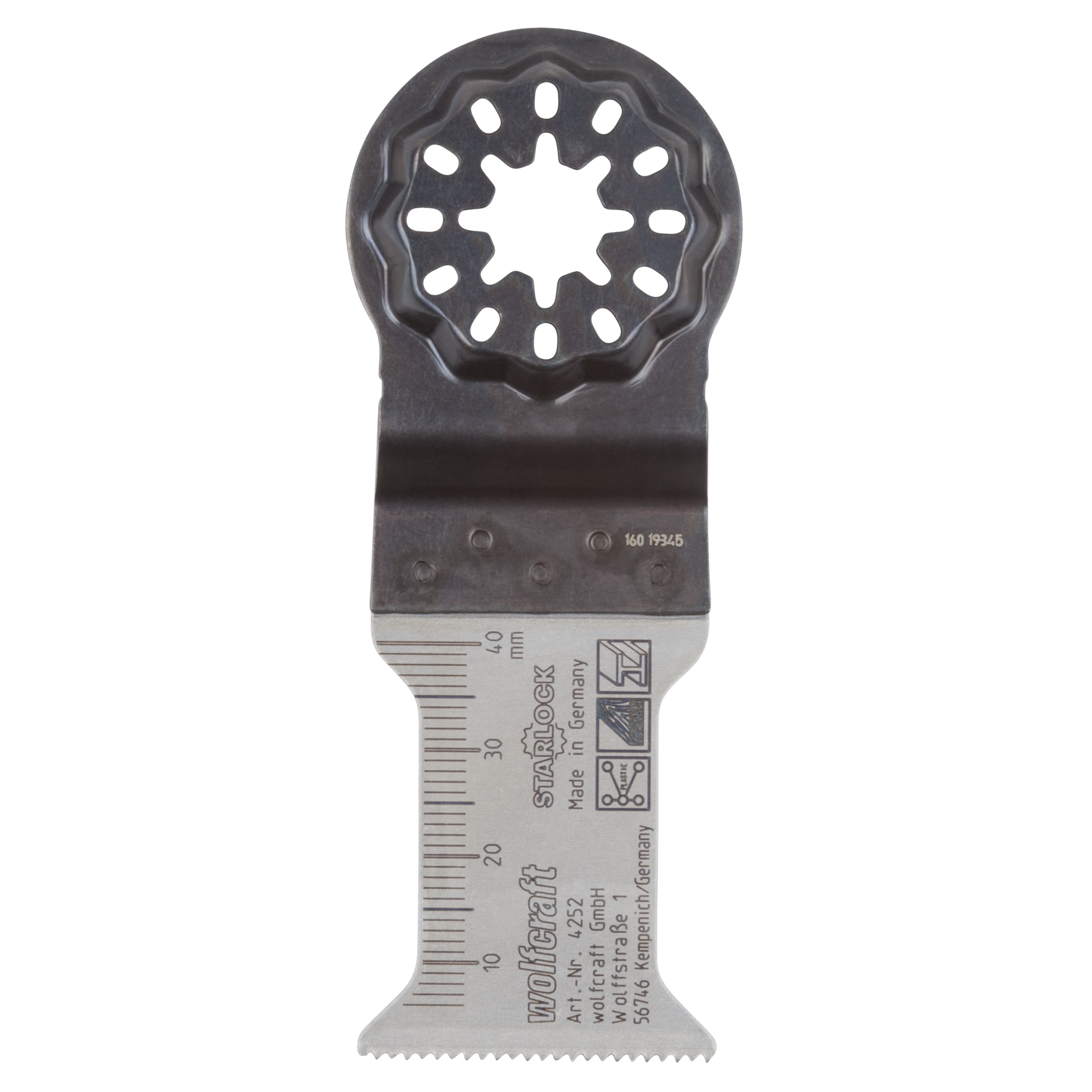BIM Pushcut Saw Blade “Expert”, STARLOCK receptacle, plastic, plasterboard, wood with nails, 35 mm