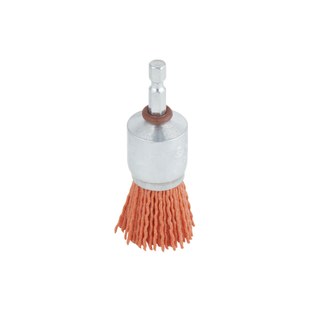 Nylon Wire End Brush, aggressive, Ø 25 mm
